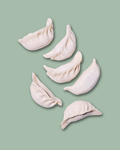Tropical rock lobster gyoza with ginger-yuzu dipping sauce